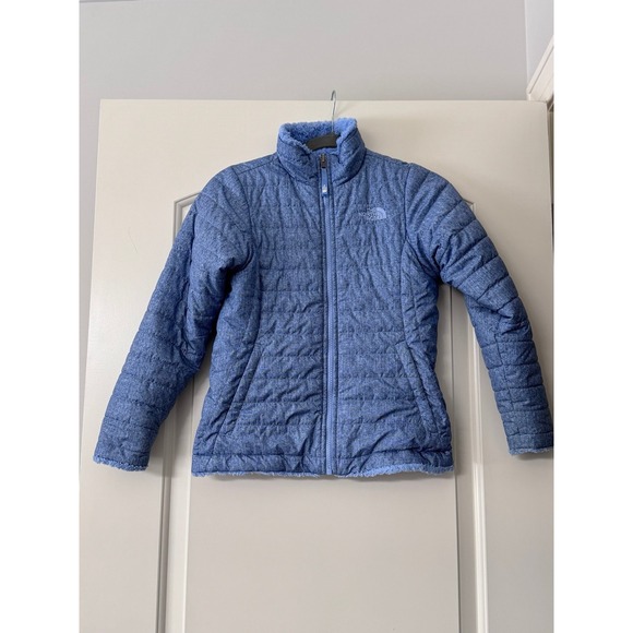 The Northface Girls Jacket, reversible coat, size 10/12 - Picture 1 of 5